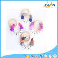 Silicone Teething Ring No BPA Food Grade Safe Silicone Teether,